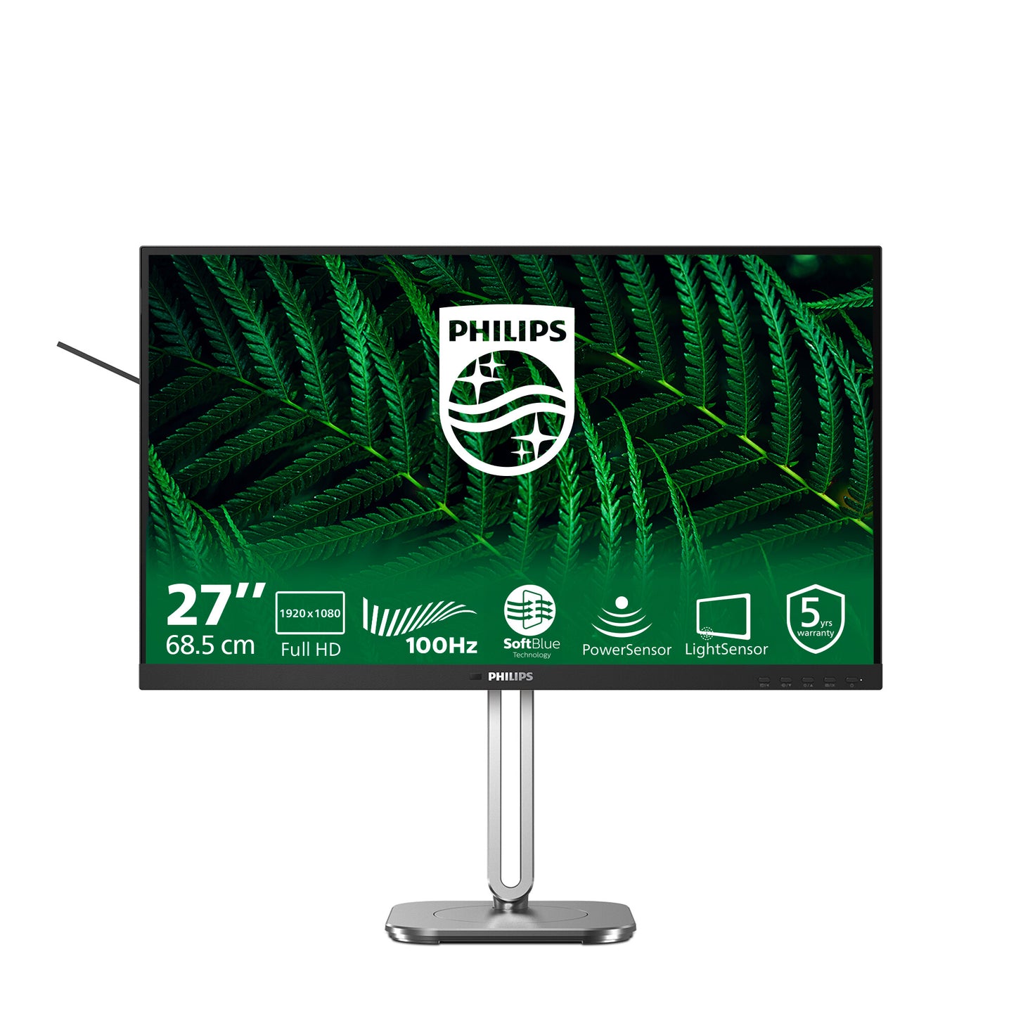 Philips 5000 series 27B2G5200/00 platta pc-skärmar 68,6 cm (27") 1920 x 1080 pixlar Full HD LCD Antracit