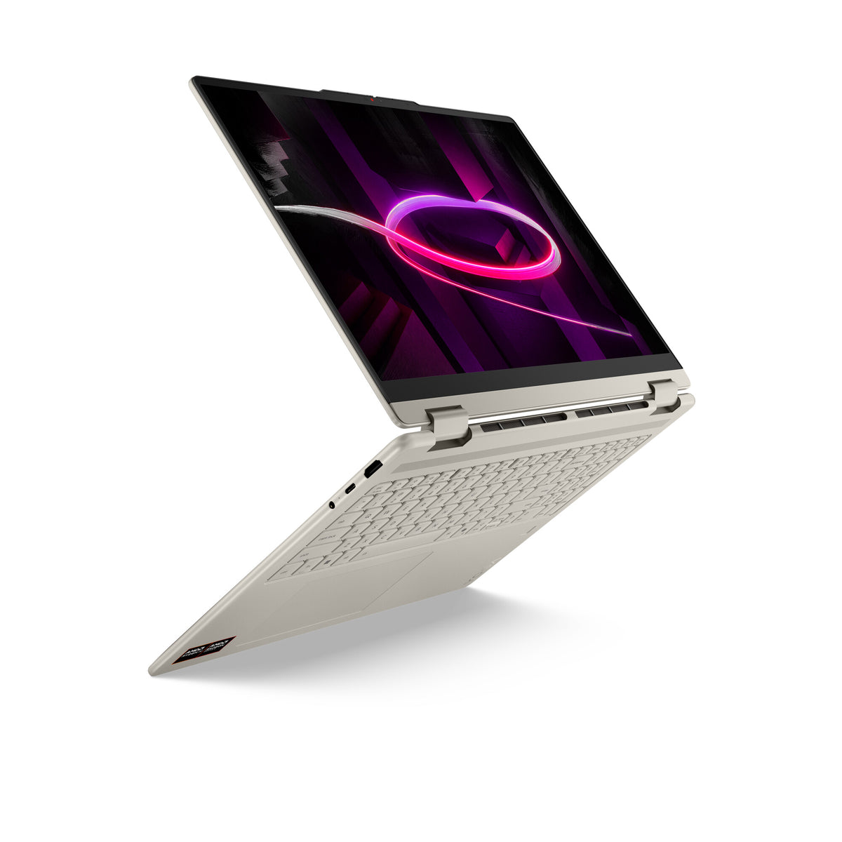 Lenovo Yoga 7 2-in-1 16AGP11 Copilot+ PC AMD Ryzen AI 7 445 Hybrid (2-i-1) 40,6 cm (16") Pekskärm WQXGA+ 32 GB LPDDR5x-SDRAM 1 TB SSD Wi-Fi 7 (802.11be) Windows 11 Home tyska Snäcka (färg)