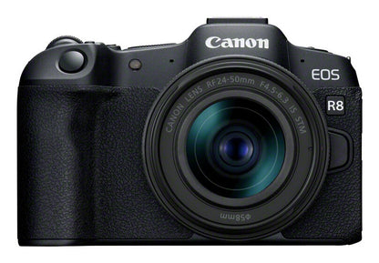 Canon EOS R8 + RF 24-50mm F4.5-6.3 IS STM Kit MILC 24,2 MP CMOS 6000 x 4000 pixlar Svart