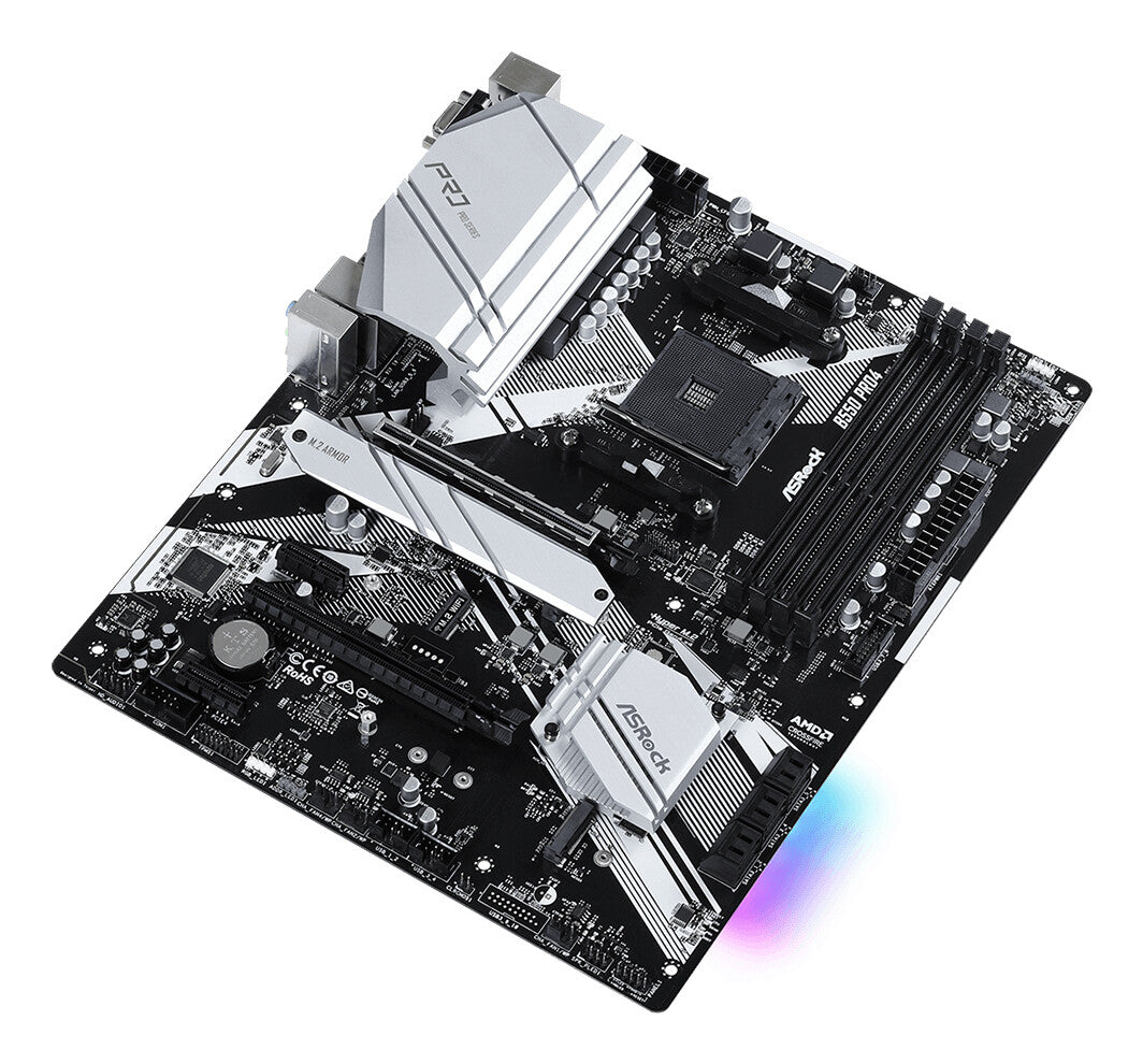 Asrock B550 Pro4 AMD B550 Uttag AM4 ATX