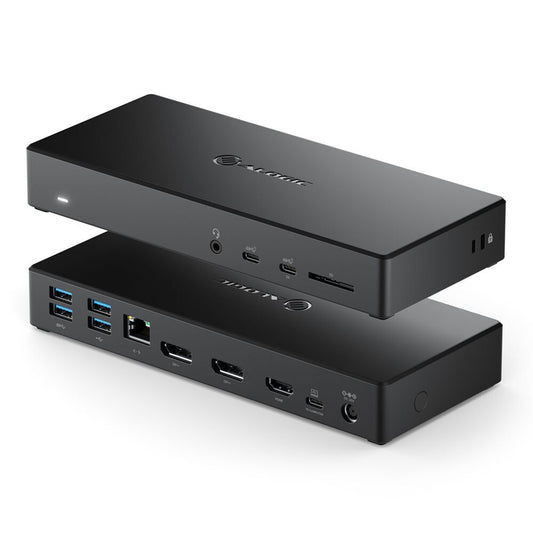 ALOGIC DUCMA3 dockningsstationer för bärbara datorer Kabel USB 3.2 Gen 1 (3.1 Gen 1) Type-C Svart