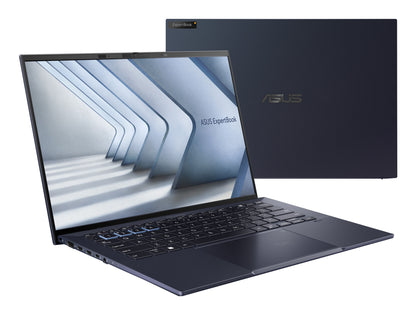 ASUS ExpertBook B9 OLED B9403CVAR-PP1735X Intel Core 7 150U Bärbar dator 35,6 cm (14") WQXGA+ 16 GB LPDDR5x-SDRAM 512 GB SSD Wi-Fi 6E (802.11ax) Windows 11 Pro tyska Svart