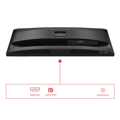 AOC U34E2M platta pc-skärmar 86,4 cm (34") 3440 x 1440 pixlar Wide Quad HD Svart