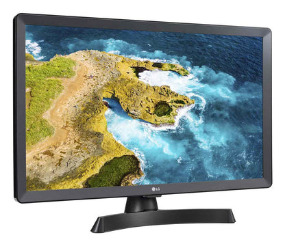 LG HD 24TQ510S-PZ TV-apparat 59,9 cm (23.6") Smart-TV Wi-Fi Svart, Grå 250 cd/m²