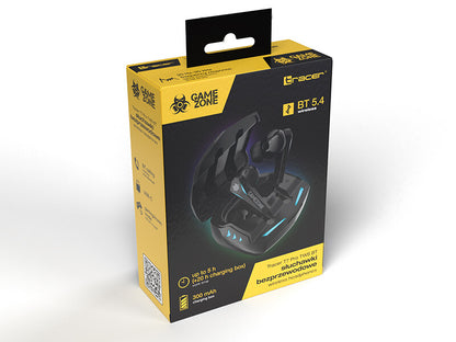 Tracer GAMEZONE T7 PRO Headset True Wireless Stereo (TWS) I öra Spela USB Type-C Bluetooth Svart