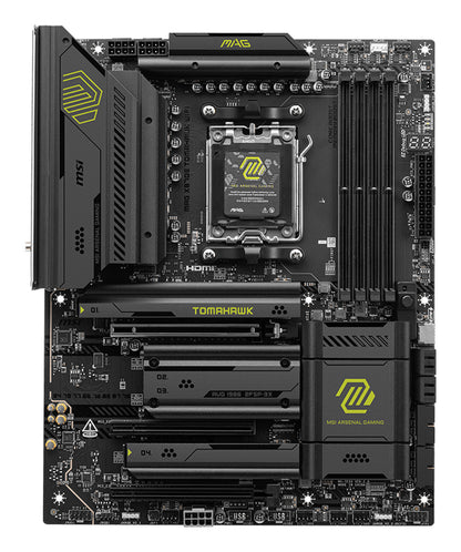 MSI MAG X870E TOMAHAWK WIFI moderkort AMD X870E AM5-sockel ATX