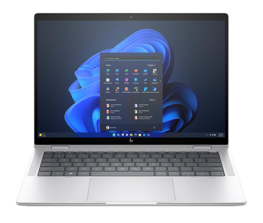 HP Elite x360 1040 G10 Intel Core Ultra 7 155H Hybrid (2-i-1) 35,6 cm (14") Pekskärm WUXGA 32 GB LPDDR5x-SDRAM 1 TB SSD Wi-Fi 6E (802.11ax) Windows 11 Pro AI PC Silver