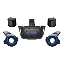 HTC Vive Pro 2 Full Kit Skärm för montering på huvudet Svart, Blå