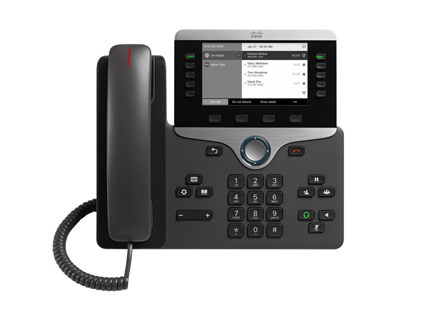 Cisco 8811 IP-telefoner Svart LCD
