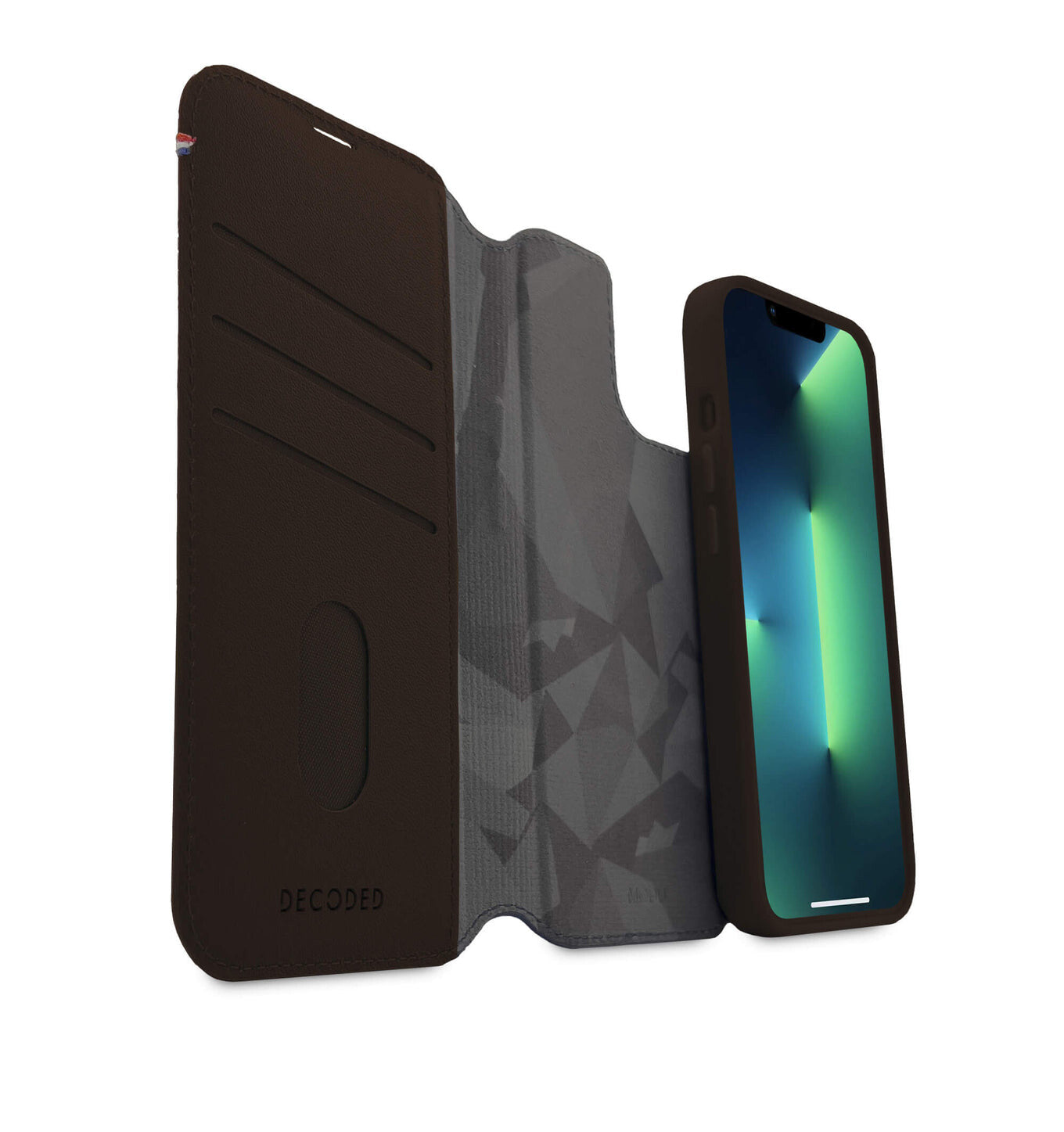 Decoded D23IPO14MDW5CHB mobiltelefonfodral 17 cm (6.7") Plånbok Brun