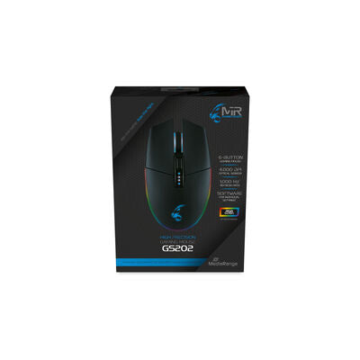 MediaRange MRGS202 datormöss Spela högerhand USB Type-A Optisk 4000 DPI