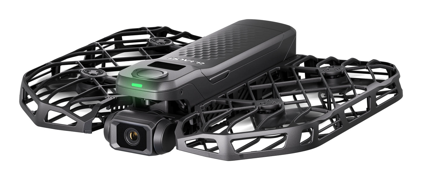 HOVERAir X1 Pro Standart 4 rotorer Quadcopter 12 MP 3840 x 2160 pixlar 1920 mAh Svart