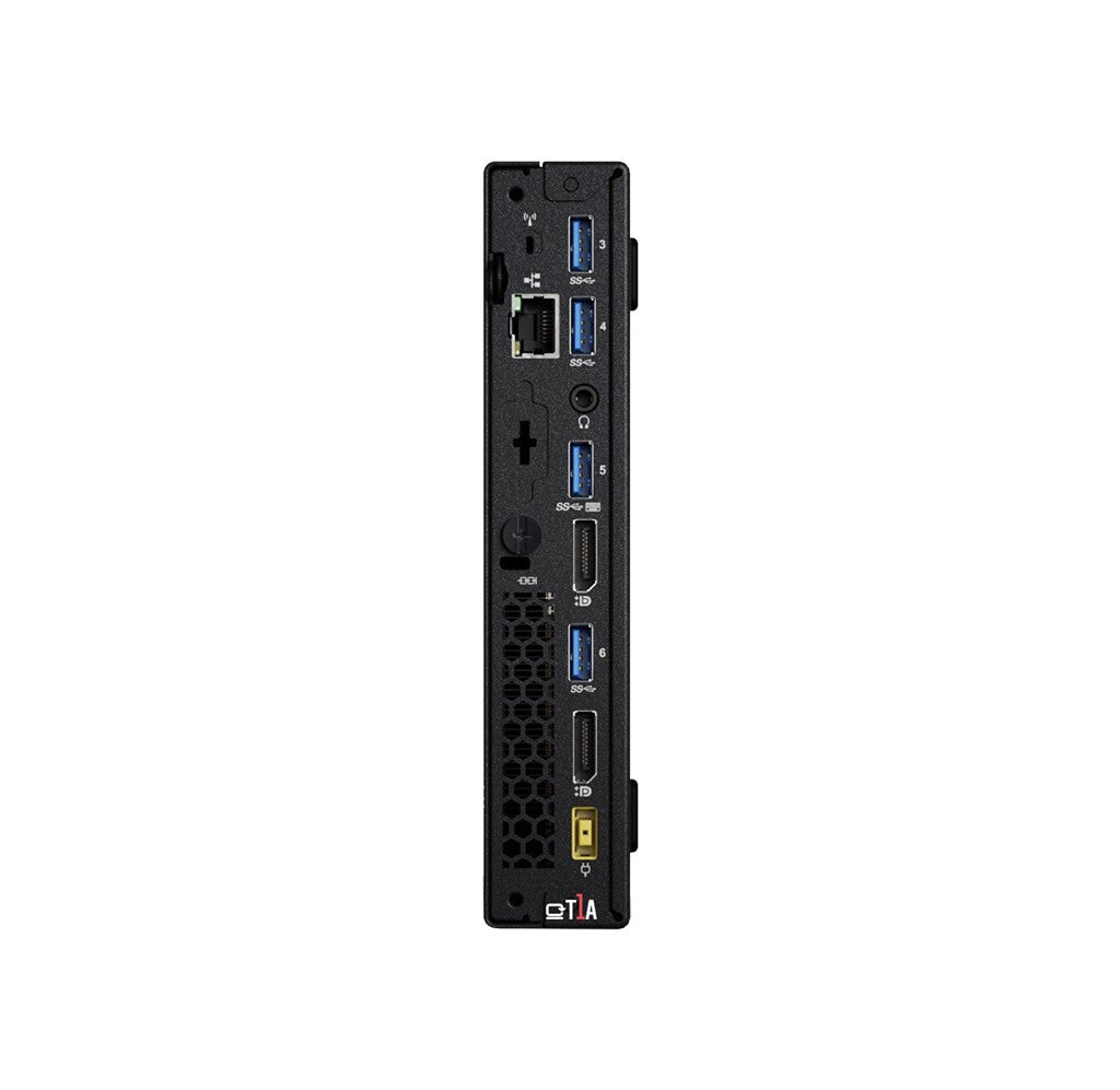 T1A Lenovo ThinkCentre M900q Refurbished Intel® Core™ i5 i5-6500T 16 GB DDR4-SDRAM 256 GB SSD Windows 10 Pro Mini PC Mini-PC Svart