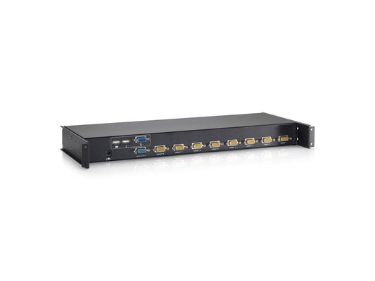 LevelOne KCM-0832 KVM-switchar Rackmontering Svart