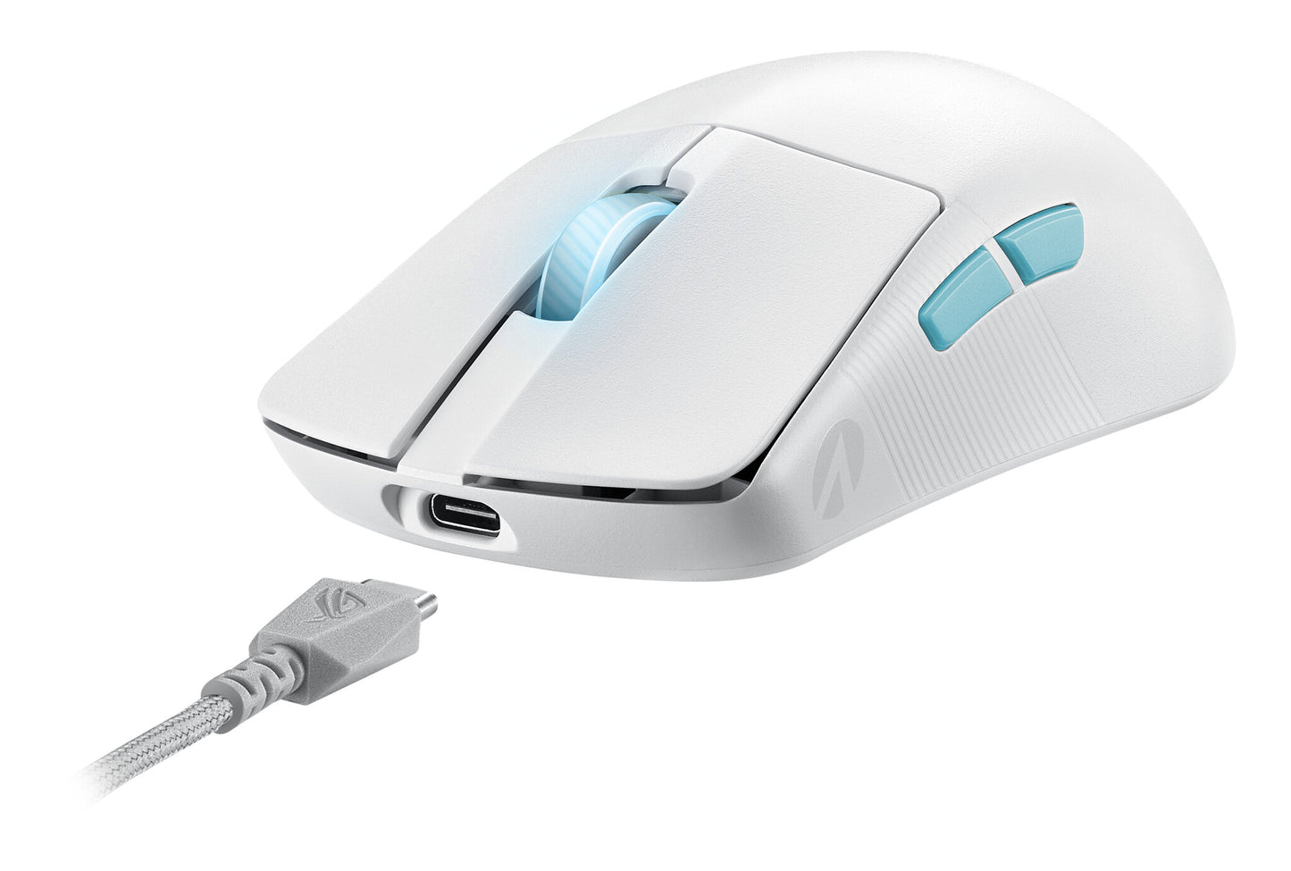 ASUS ROG Harpe Ace Aim Lab Edition datormöss Spela Ambidextrous RF Wireless + Bluetooth + USB Type-C Optomekanisk 36000 DPI