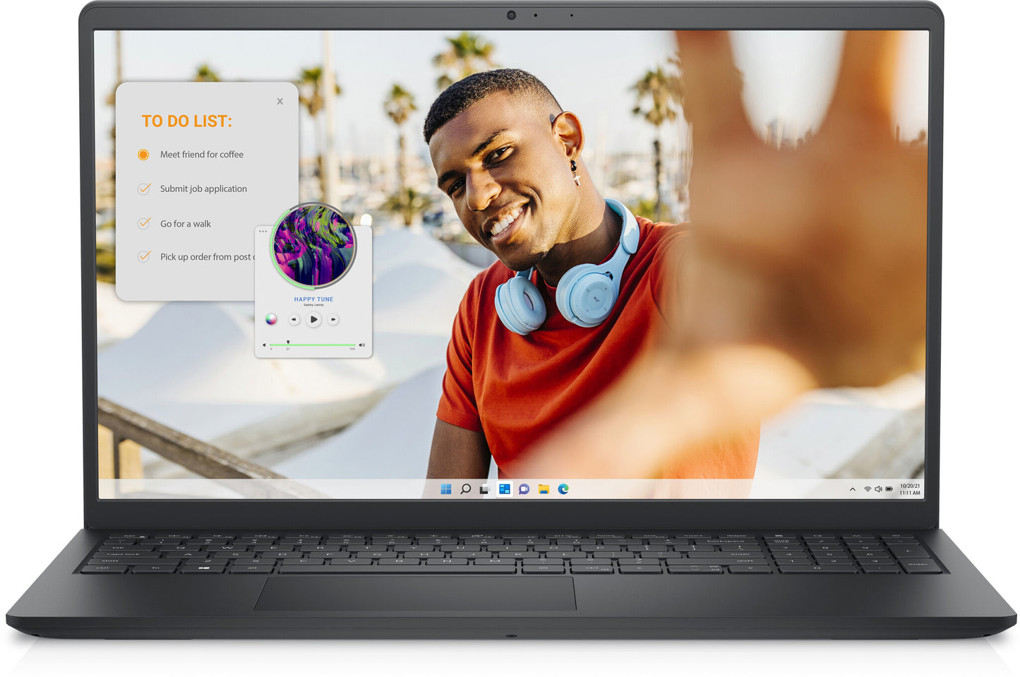 DELL Inspiron 3535 AMD Ryzen™ 5 7530U Bärbar dator 39,6 cm (15.6") Full HD 16 GB DDR4-SDRAM 512 GB SSD Wi-Fi 5 (802.11ac) Windows 11 Pro Nordic Svart