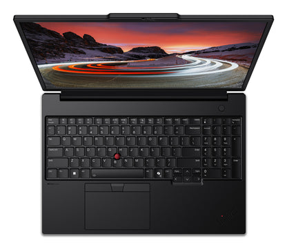Lenovo ThinkPad P16s Gen 3 (Intel) Intel Core Ultra 7 155H Mobil arbetsstation 40,6 cm (16") WUXGA 32 GB DDR5-SDRAM 1 TB SSD Wi-Fi 6E (802.11ax) Windows 11 Pro tyska Svart