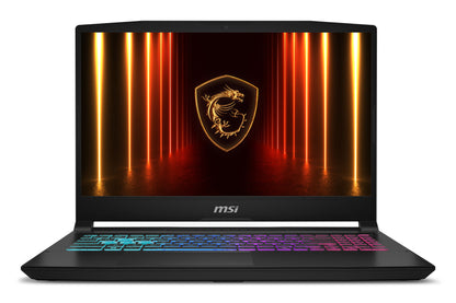 MSI Katana 15 HX B14WFK-487 Intel® Core™ i7 i7-14650HX Bärbar dator 39,6 cm (15.6") Full HD 16 GB DDR5-SDRAM 512 GB SSD NVIDIA GeForce RTX 5060 Wi-Fi 6E (802.11ax) Windows 11 Home Svart