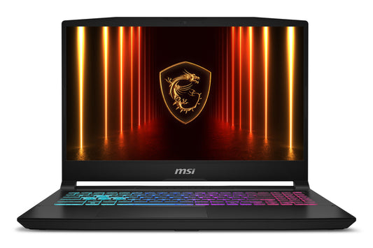 MSI Katana 15 HX B14WFK-487 Intel® Core™ i7 i7-14650HX Bärbar dator 39,6 cm (15.6") Full HD 16 GB DDR5-SDRAM 512 GB SSD NVIDIA GeForce RTX 5060 Wi-Fi 6E (802.11ax) Windows 11 Home Svart