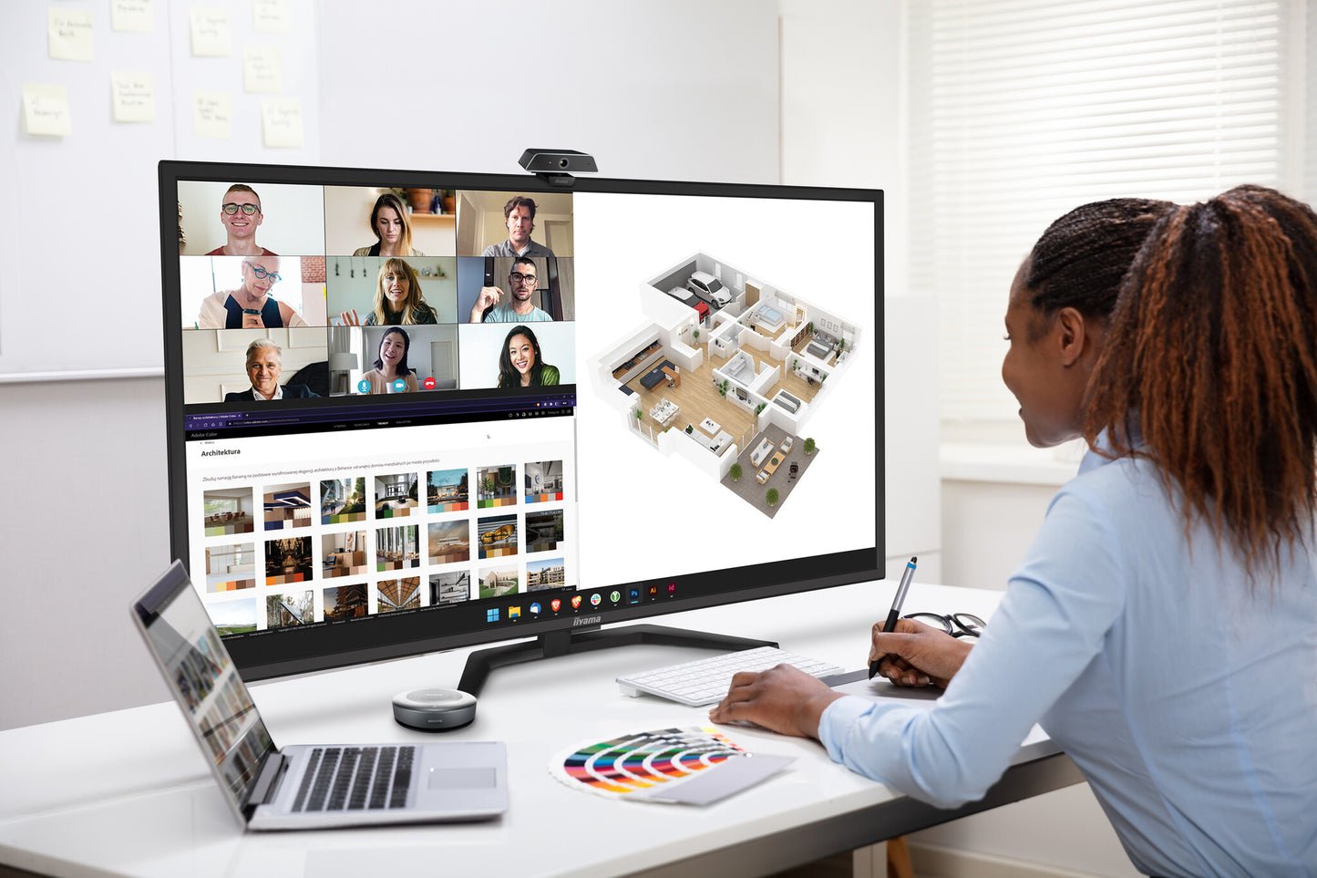 iiyama ProLite X4373UHSU-B1 platta pc-skärmar 108 cm (42.5") 3840 x 2160 pixlar 4K Ultra HD Svart