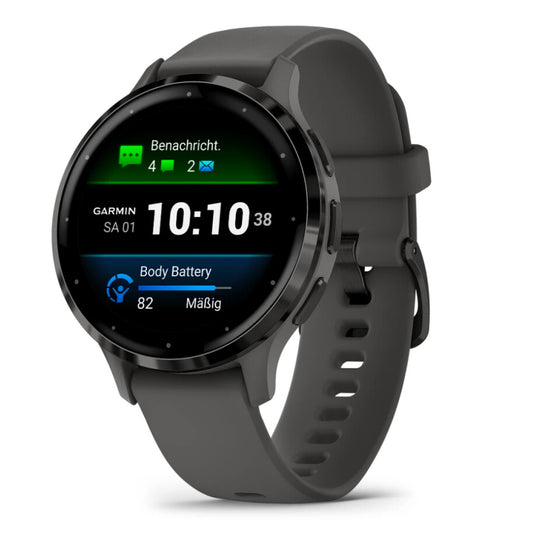 Garmin Venu 3S 3,05 cm (1.2") AMOLED 41 mm Digital 390 x 390 pixlar Pekskärm Grå Wi-Fi GPS