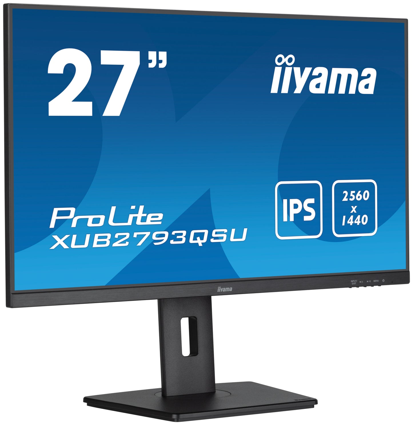 iiyama XUB2793QSU-B7 platta pc-skärmar 68,6 cm (27") 2560 x 1440 pixlar Quad HD LED Svart