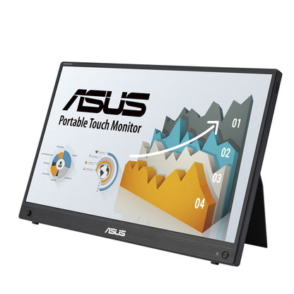 ASUS ZenScreen MB16AHT platta pc-skärmar 39,6 cm (15.6") 1920 x 1080 pixlar Full HD Pekskärm Svart