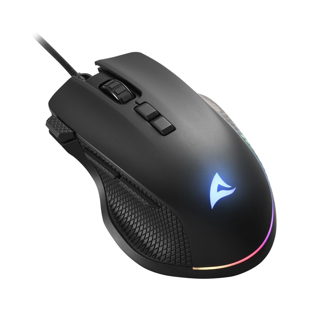 Sharkoon SHARK Force 3 datormöss Spela högerhand USB Type-A Optisk 12800 DPI