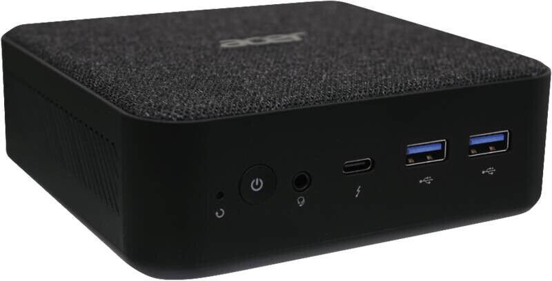 Acer Revo Box RB102 Intel Core Ultra 5 120U 16 GB DDR4-SDRAM 512 GB SSD Windows 11 Pro Mini PC Mini-PC Svart