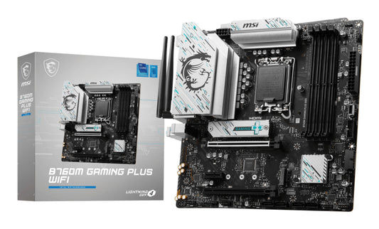MSI B760M GAMING PLUS WIFI moderkort Intel B760 LGA 1700 micro ATX