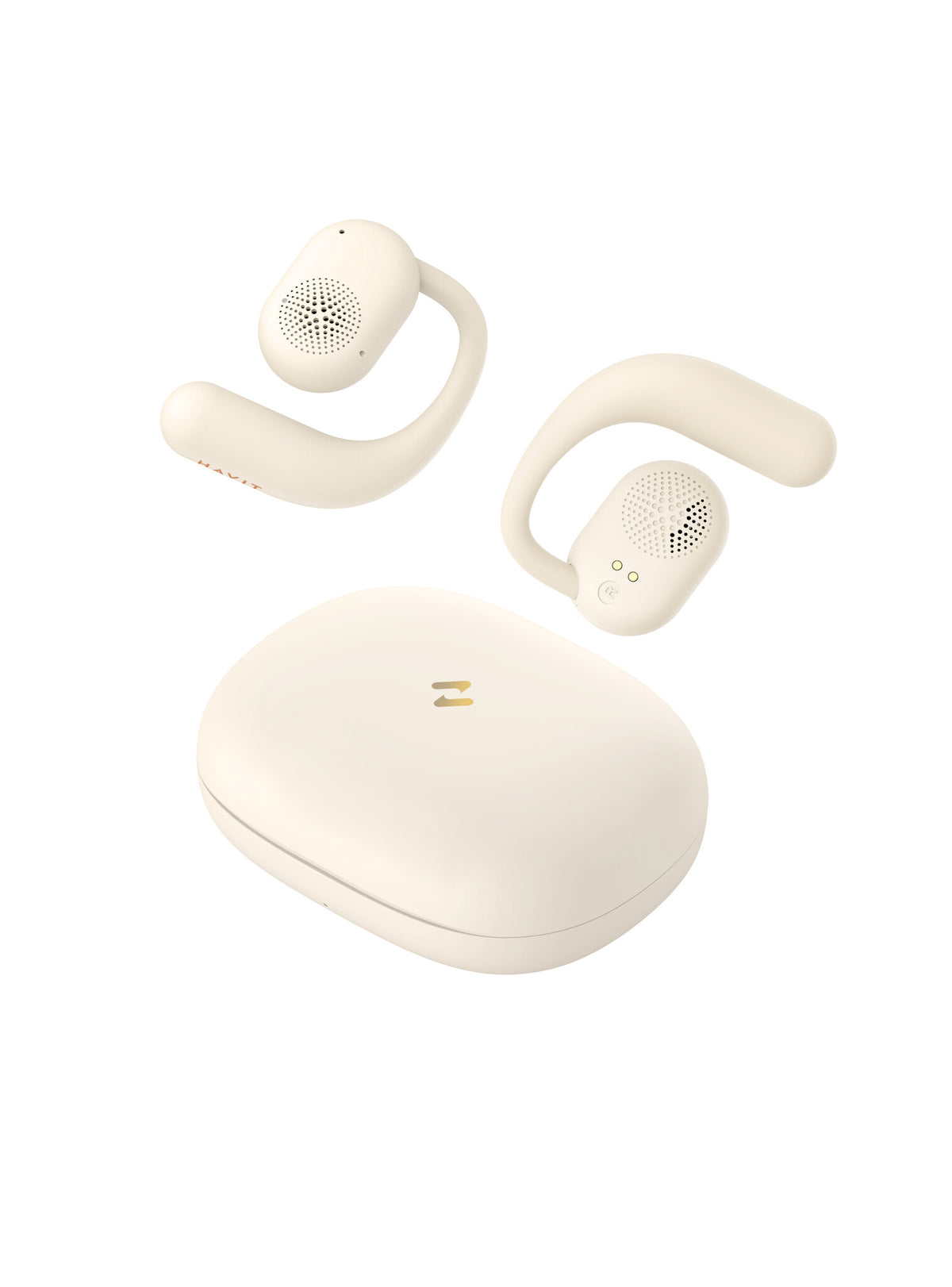 Havit OWS914 (Beige) Hörlurar True Wireless Stereo (TWS) Öronkrok Samtal/musik Bluetooth