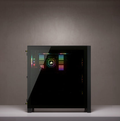 Corsair iCUE 4000X RGB Midi Tower Svart