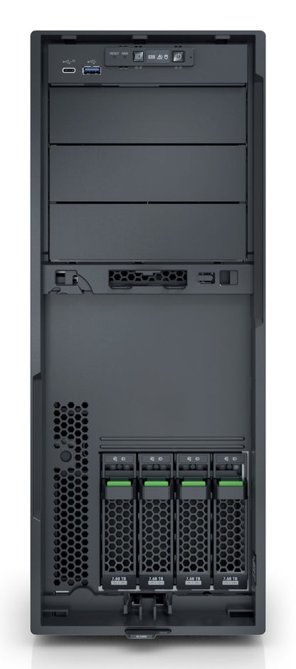 Fujitsu PRIMERGY TX1330 M6 servrar 0 GB Tower Intel Xeon E E-2456 3,3 GHz 32 GB DDR5-SDRAM 500 W