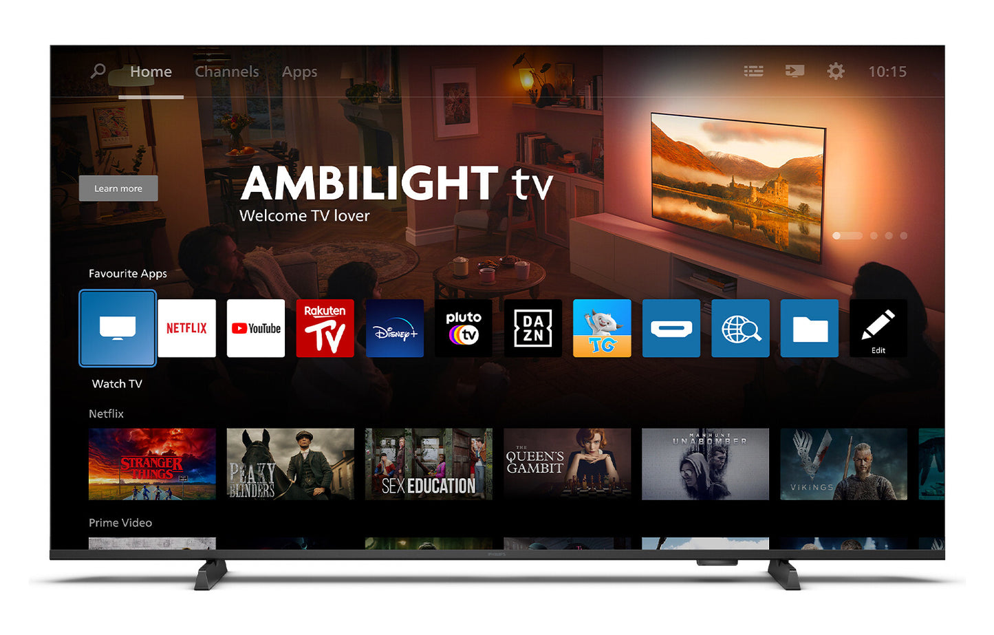 Philips 43PUS8009 109,2 cm (43") 4K Ultra HD Smart-TV Wi-Fi Svart