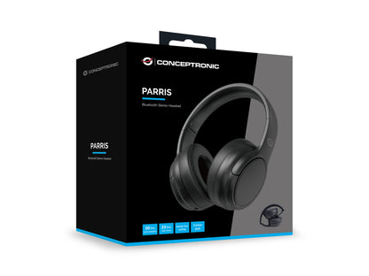 Conceptronic PARRIS03B hörlur och headset Kabel & Trådlös Huvudband Samtal/musik Bluetooth Svart