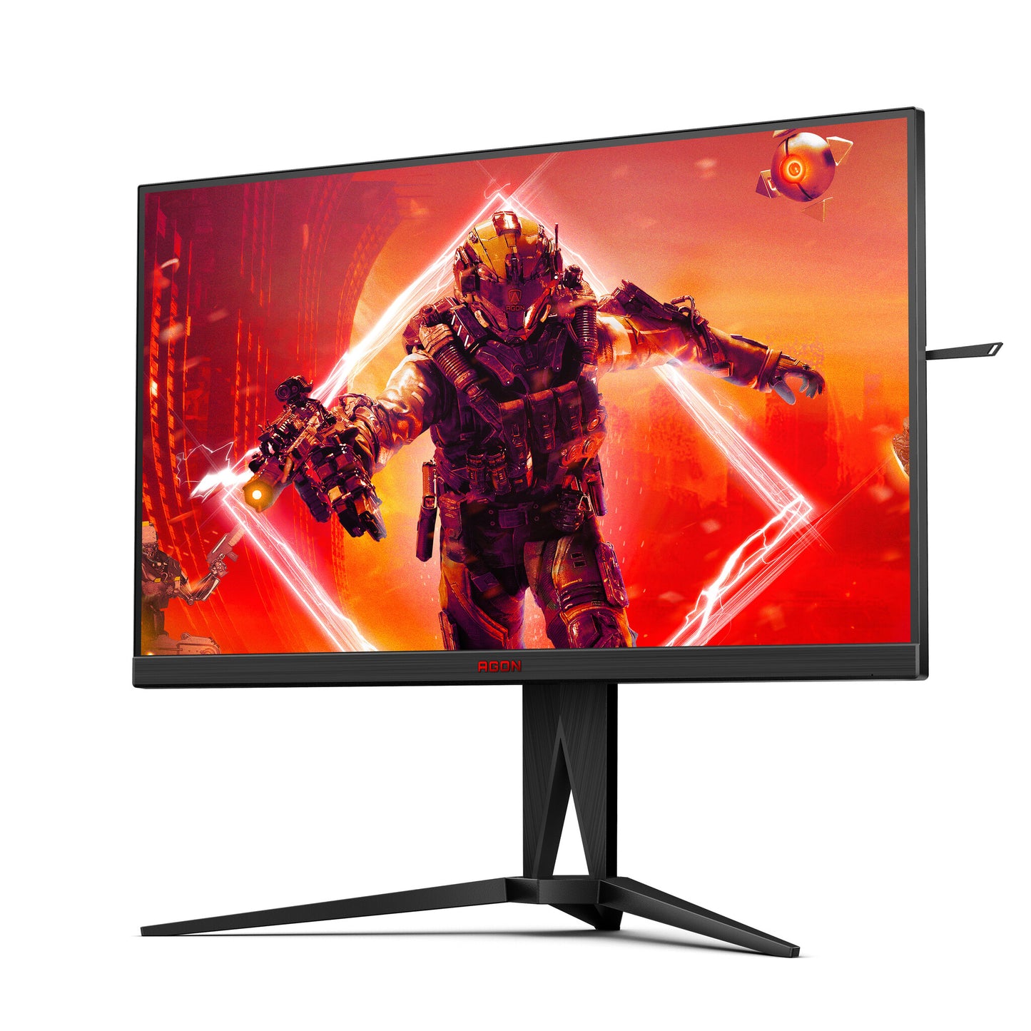 AOC AGON AG275QXN/EU LED display 68,6 cm (27") 2560 x 1440 pixlar Quad HD Svart, Röd