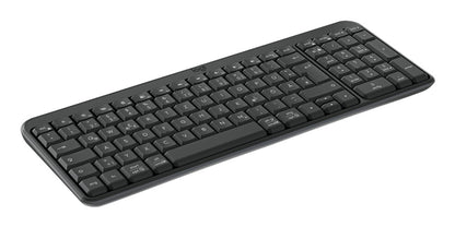 Logitech K250 Compact Bluetooth tangentbord Universal Trådlös RF + Bluetooth QWERTZ tyska grafit