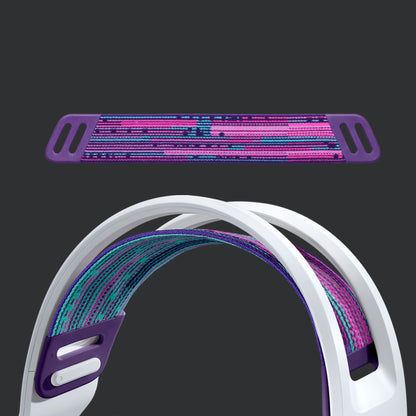 Logitech G 981-000883 hörlur och headset Trådlös Huvudband Spela Vit