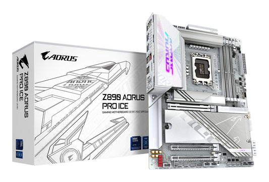 GIGABYTE Z890 AORUS PRO ICE moderkort Intel Z890 LGA 1851 (Socket V1) ATX