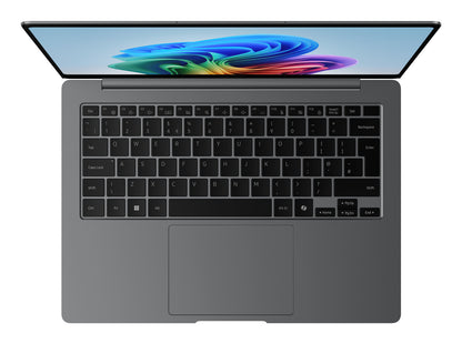 Samsung Galaxy Book5 Pro Copilot+ PC Intel Core Ultra 7 258V Bärbar dator 35,6 cm (14") Pekskärm WQXGA+ 32 GB LPDDR5x-SDRAM 1 TB SSD Wi-Fi 7 (802.11be) Windows 11 Pro tyska Grå