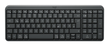 Logitech K250 Compact Bluetooth tangentbord Universal Trådlös RF + Bluetooth QWERTZ tyska grafit