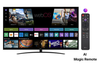LG NanoCell AI 65NANO81A3A TV-apparat 165,1 cm (65") 4K Ultra HD Smart-TV Wi-Fi Svart