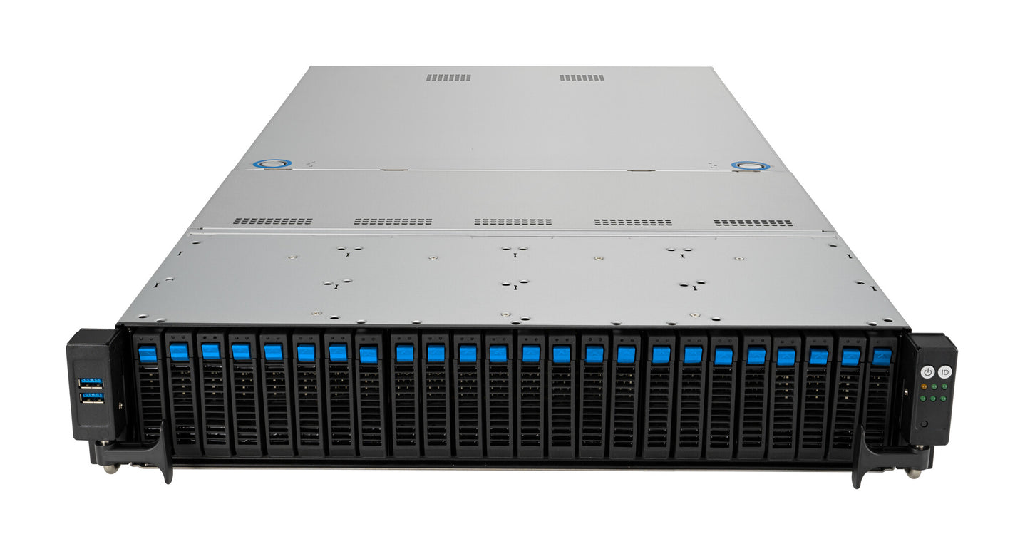 ASUS RS520A-E12-RS24U Socket SP5 Rack (2U) Grå