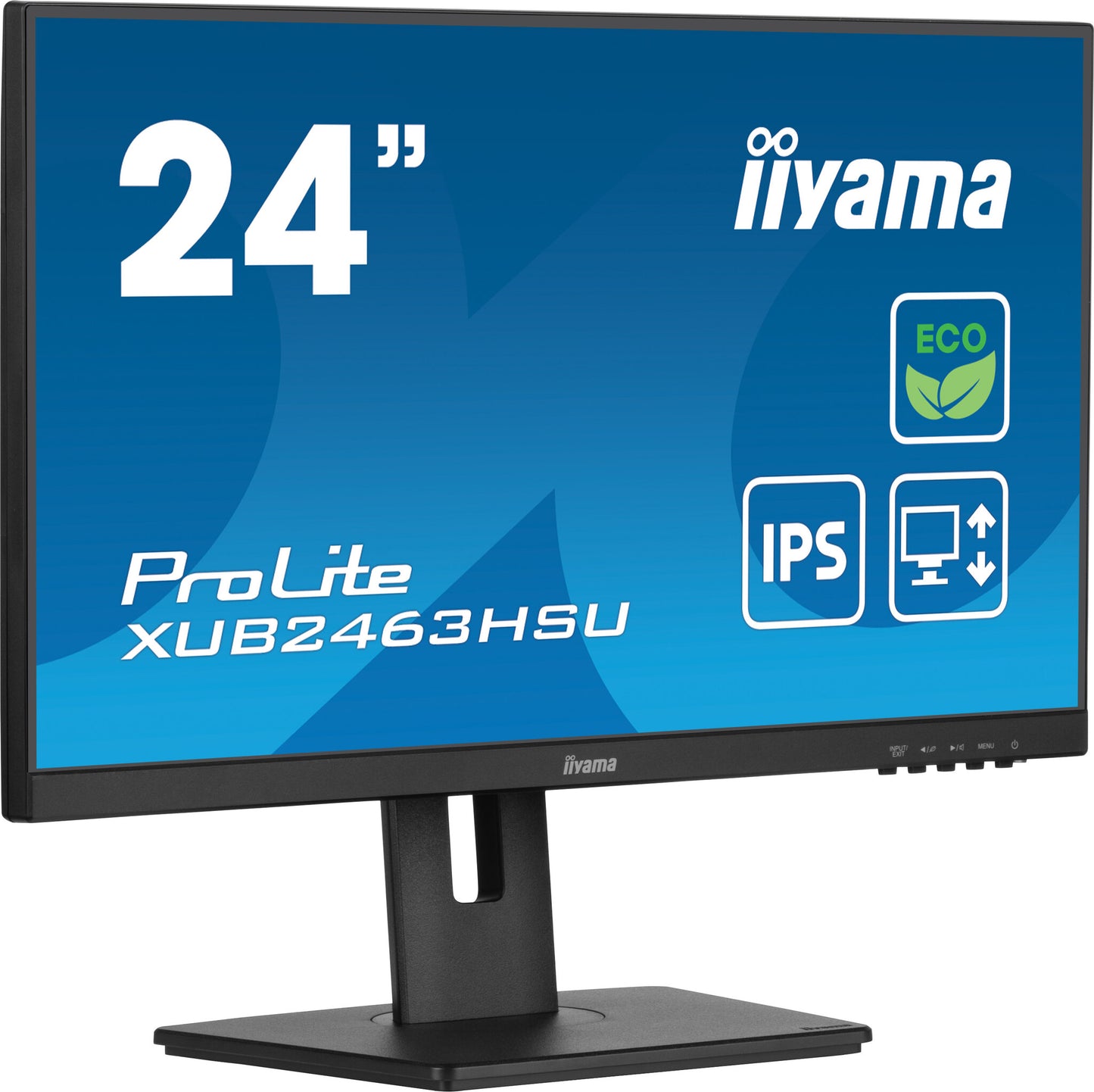 iiyama ProLite XUB2463HSU-B1 platta pc-skärmar 60,5 cm (23.8") 1920 x 1080 pixlar Full HD LED Svart