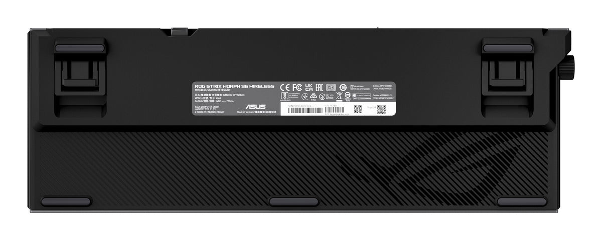 ASUS ROG Strix Morph 96 Wireless tangentbord Spela USB + RF Wireless + Bluetooth QWERTZ tyska Svart
