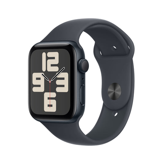Apple Watch SE OLED 44 mm Digital 368 x 448 pixlar Pekskärm Svart Wi-Fi GPS