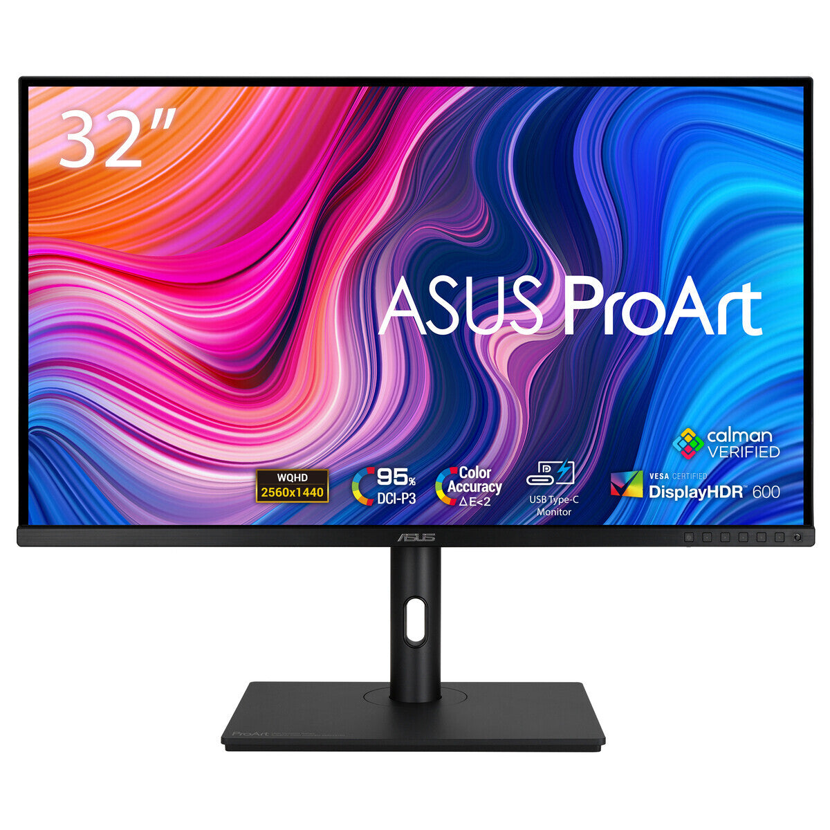 ASUS ProArt PA328CGV platta pc-skärmar 81,3 cm (32") 2560 x 1440 pixlar Wide Quad HD Svart