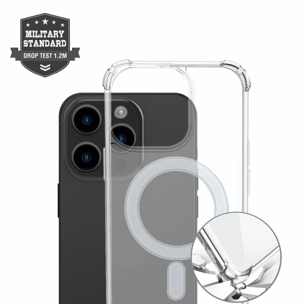 4smarts Ibiza mobiltelefonfodral 17 cm (6.7") Hårt fodral Transparent