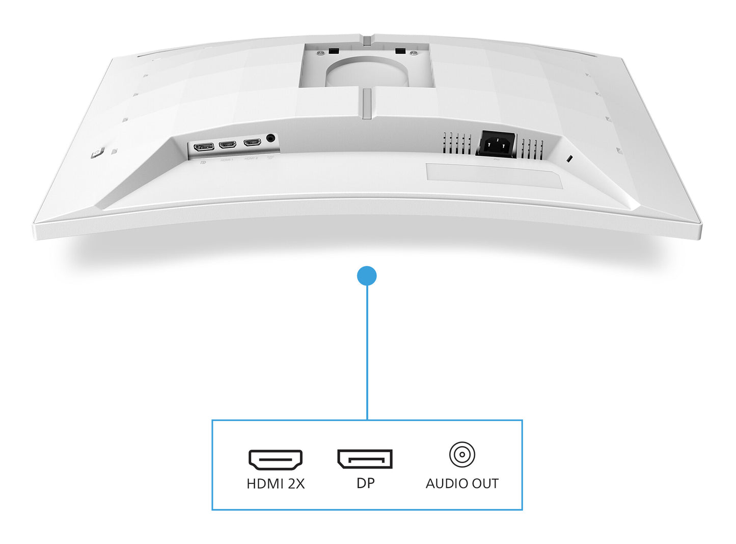 Philips Evnia 5000 27M2C5501/00 platta pc-skärmar 68,6 cm (27") 2560 x 1440 pixlar Quad HD LCD Vit