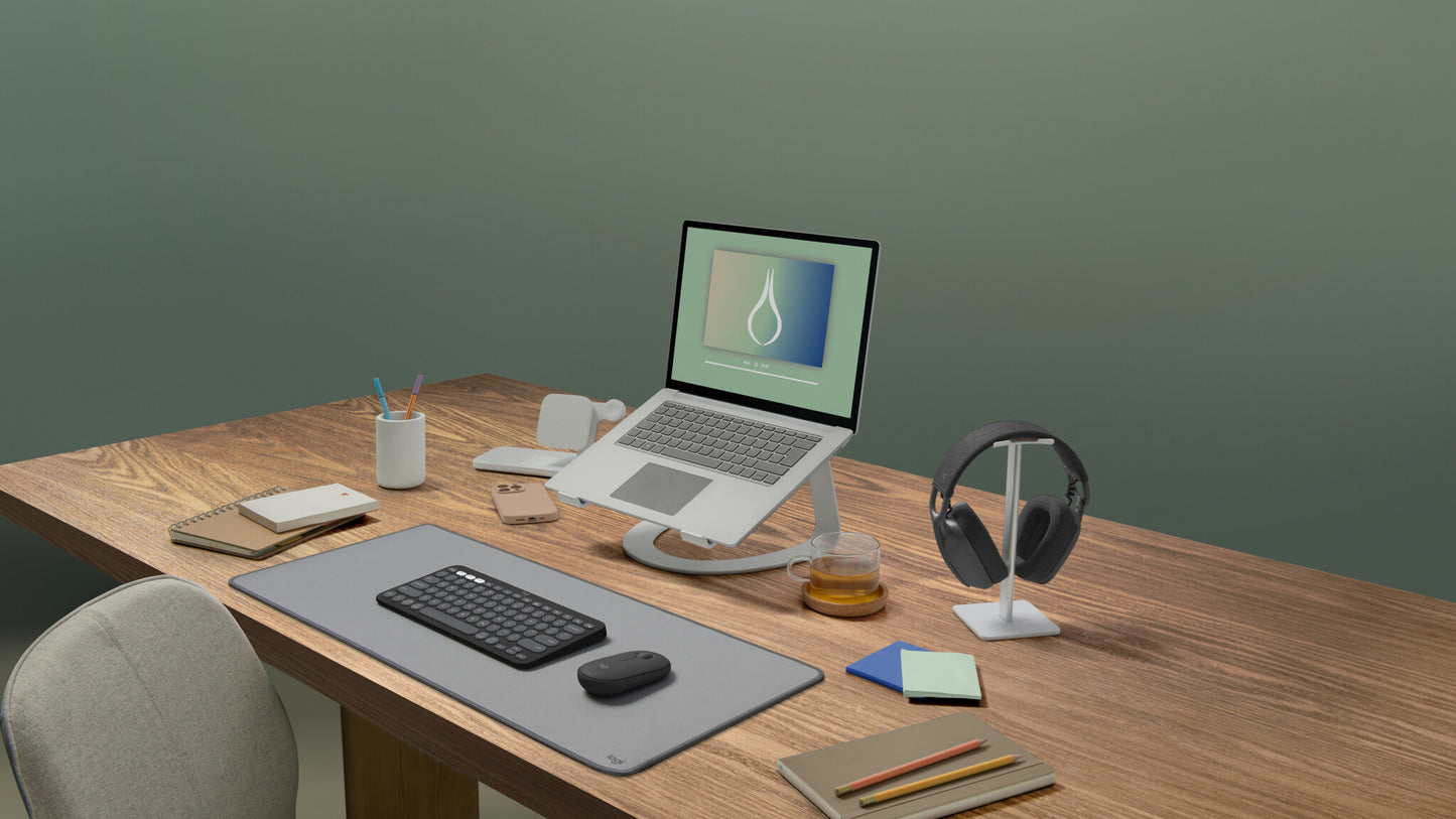 Logitech 910-007015 datormöss Resor Ambidextrous Trådlös RF + Bluetooth Optisk 4000 DPI